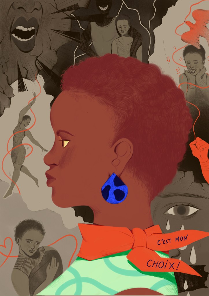 Illustration de Ninelle réalisée par Kaouthar ZEK