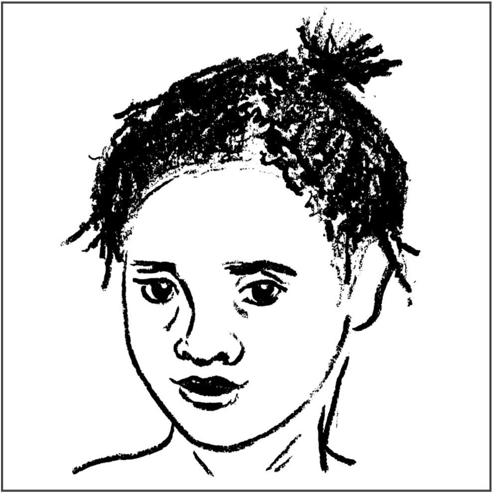 Portrait d'une jeune fille érythréenne