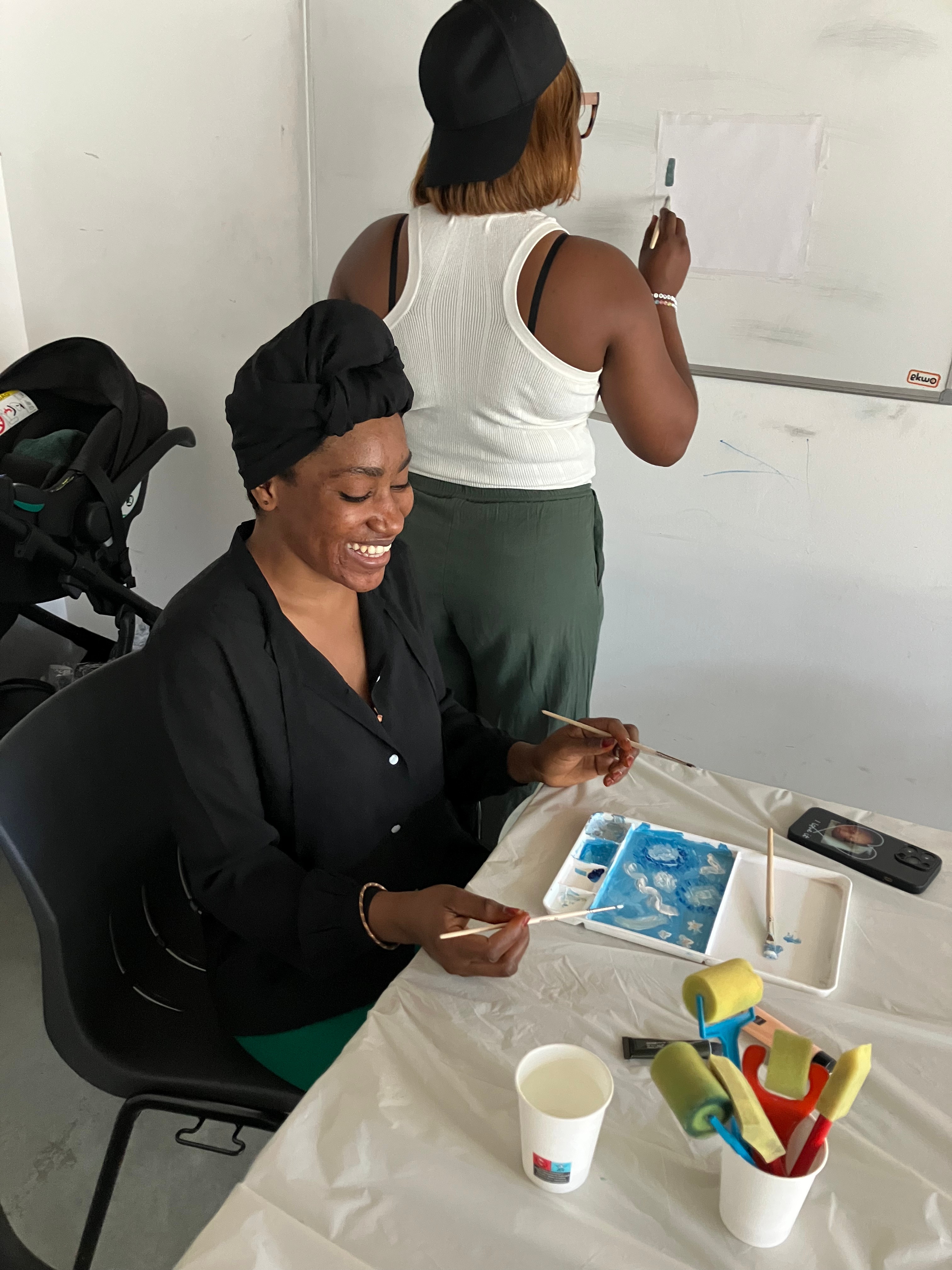 Atelier d'art entre femmes