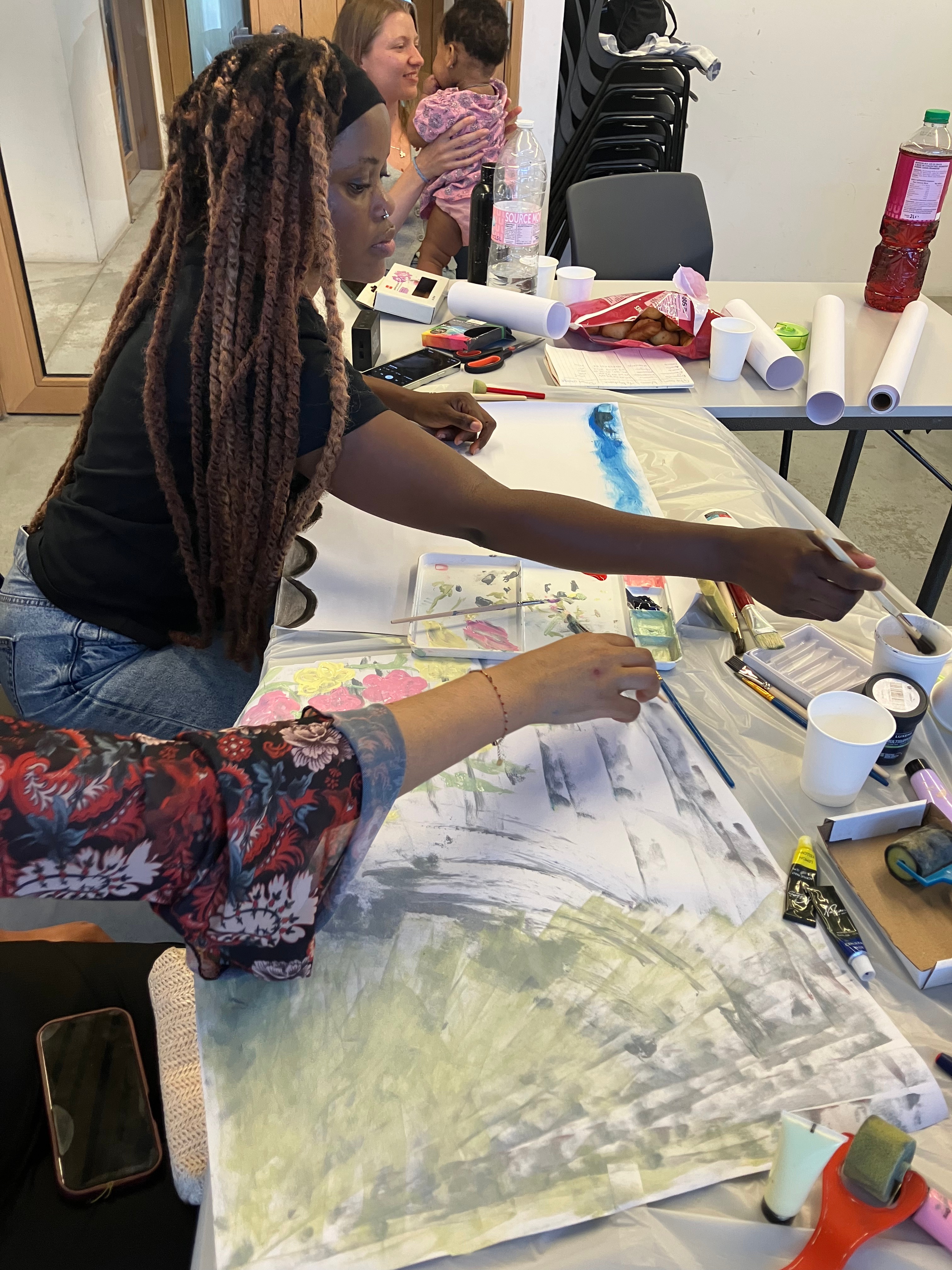 Atelier d'art entre femmes